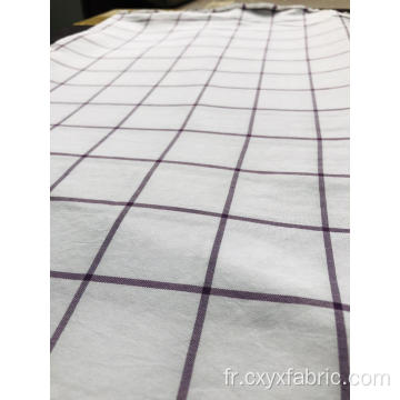 tissu de polyester teint par fil pour le textile à la maison